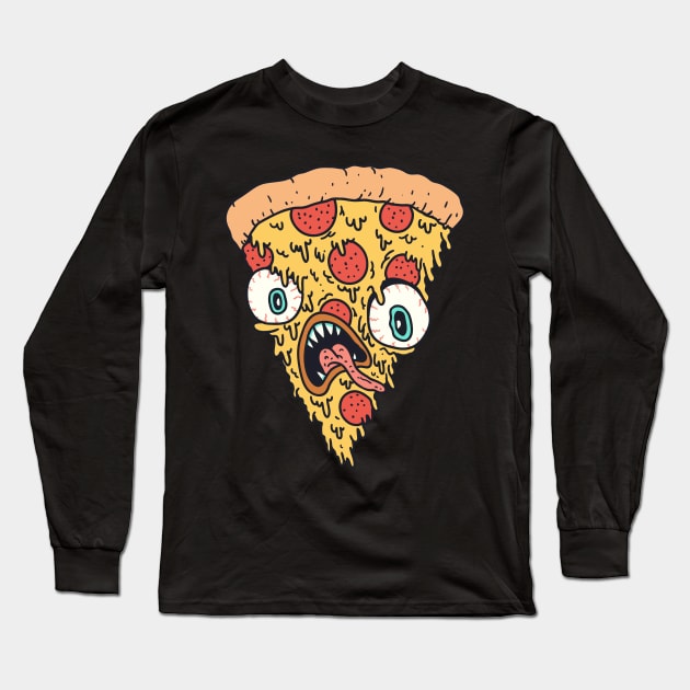 Pizza Long Sleeve T-Shirt by hex